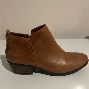 Brown Leather Booties